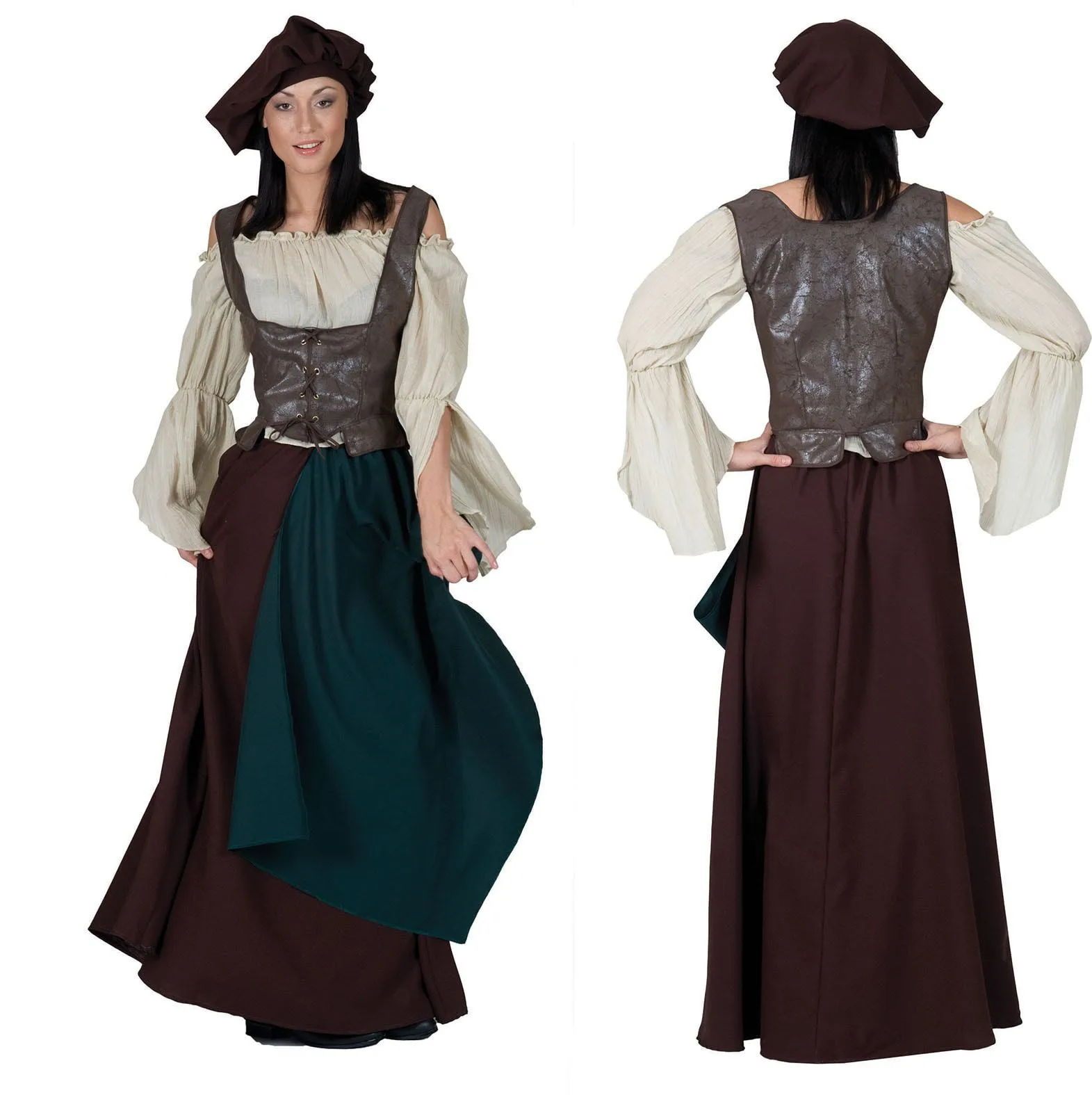 FUNNY FASHION Pruik, Krulpruik Beauty Blond