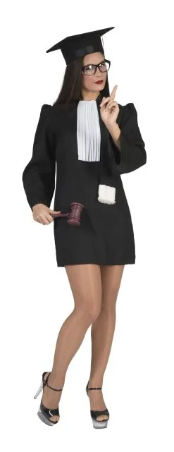 FUNNY FASHION Amerikaanse Afstudeerhoed Satijn