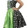 FUNNY FASHION Vrolijke Mini Bayern Hoed Met Edelweiss, Groen