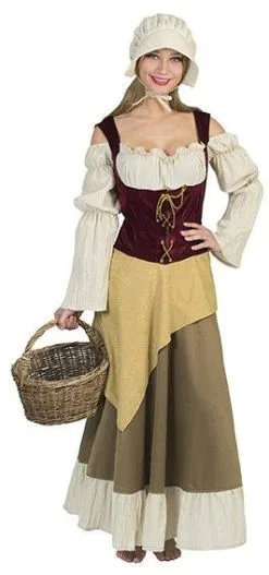 FUNNY FASHION Pruik, Krulpruik Beauty Blond