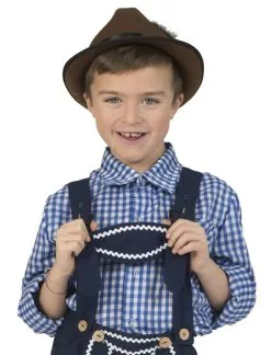 FUNNY FASHION Gunther Tirol Ruitjesblouse Kind