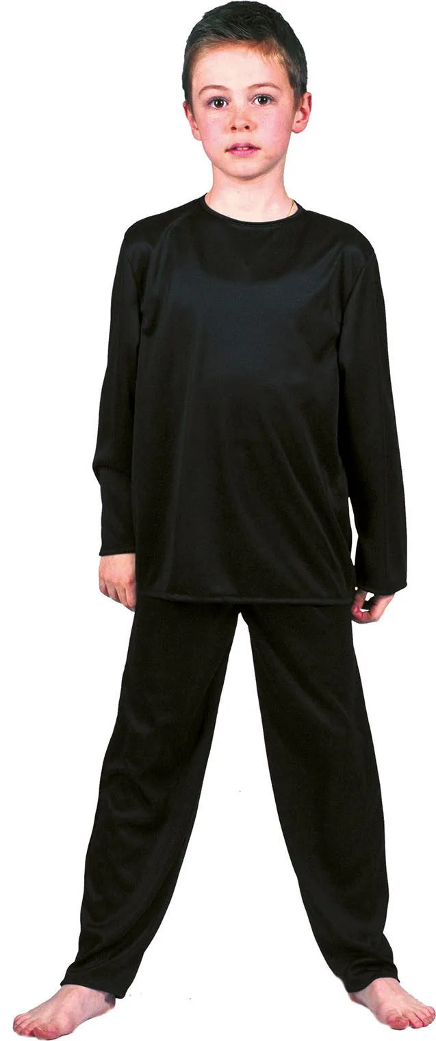 FUNNY FASHION Zwarte Inbreker Dief Van De Nacht Kind Kostuum