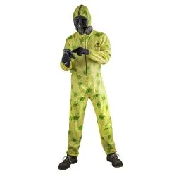 FUNNY FASHION Gemeen Virus Onderzoeker Man Kostuum