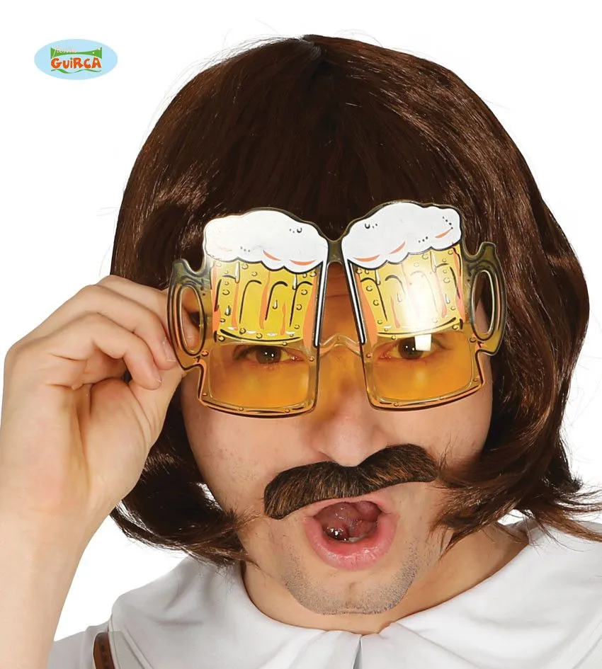 Guirca Het Leven Door Een Gele Bril Met Schuim