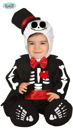 Guirca Skulls And Bones Handschoenen Botten Met Schedel, Kind