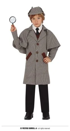 Guirca Engelse Detective Op Een Goed Spoor Kind Kostuum