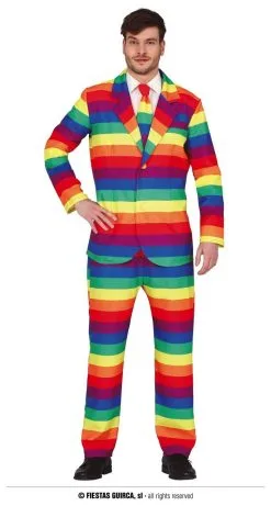 Guirca Regenboog Pride To Be Striped Man Kostuum