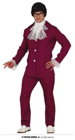 Guirca Legendarische Nerd Spion Man Kostuum