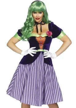 LEG AVENUE Chique Nekband Gothic Strass Met Rozen