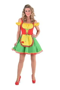 Magic By Freddy's Vrolijke Mini Bayern Hoed Met Edelweiss, Groen