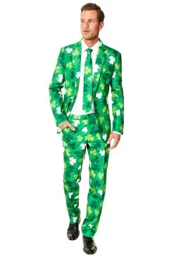 Suitmeister Iers St Patricks Day Clovers Opposuits Kostuum Man