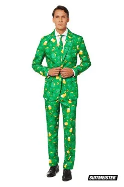 Suitmeister St. Patrick Day Symbolen Man Kostuum
