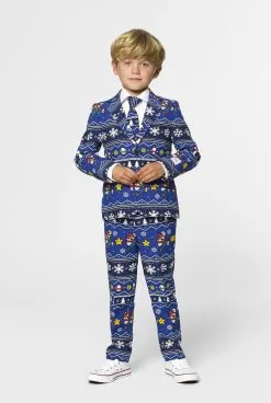 Opposuits Jongens Lets Go Play Merry Mario Kostuum