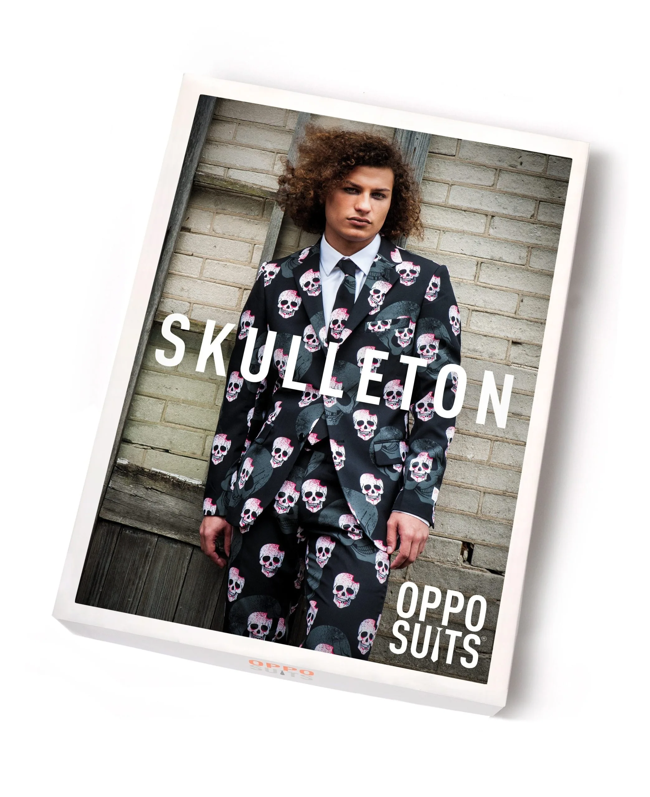Opposuits Heavy Halloween Skulleton Opposuit Kostuum Man - Afbeelding 8