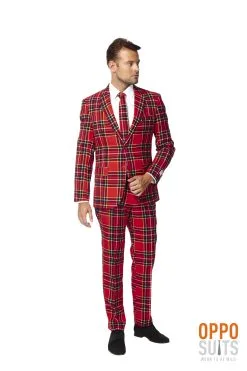 Opposuits Zwarte Gangster Hoed Vilt
