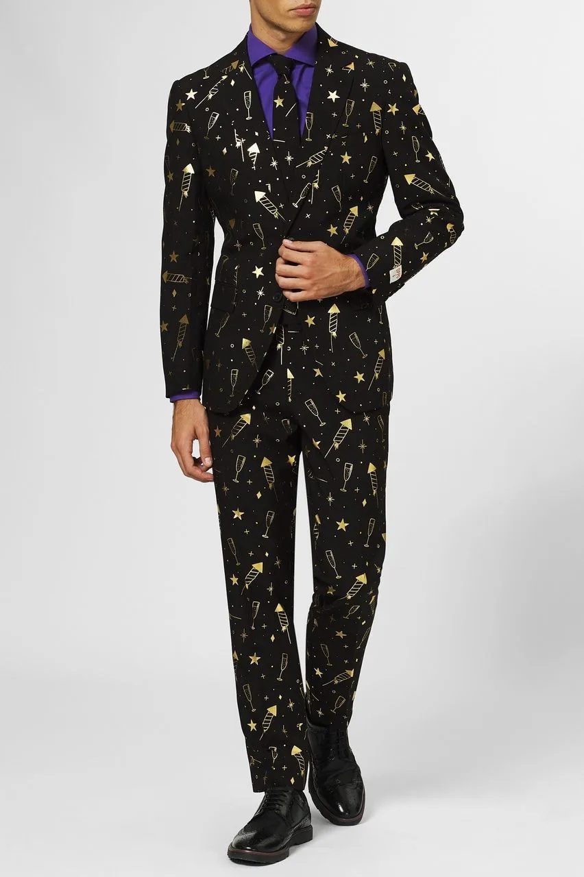 Opposuits Kousenband Zwart Met Hartje - Afbeelding 7