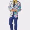 Opposuits Atletische 80s Zweetband Set, Neon Rose