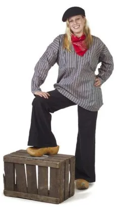 PartyXplosion Milady Pruik, Kind Middeleeuwen Bruin