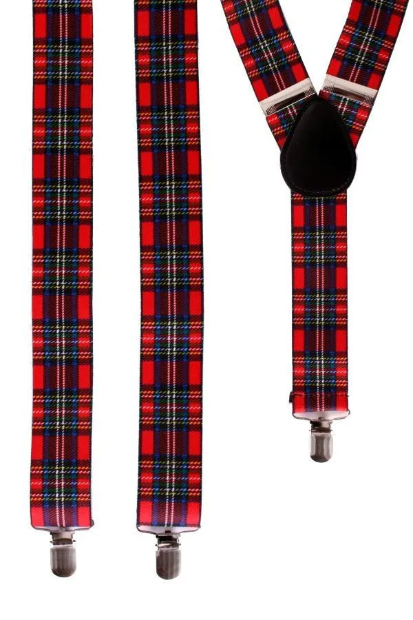 PartyXplosion Bretel Schotse Ruit