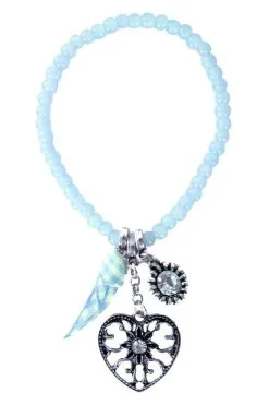 PartyXplosion Armband Tiroler Kraaltjes Blauw