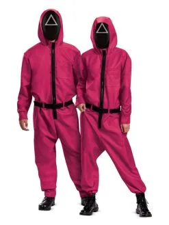 Smiffy's Netflix Squid Game Driehoek Bewaker Kostuum