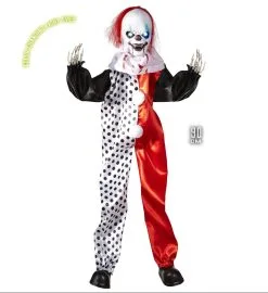 WIDMANN Halloween Deco Killerclown Pop Met Lichtgevende Ogen, 90 Centimeter
