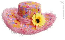 WIDMANN Hoed Ibiza Met Zonnebloem, Roze