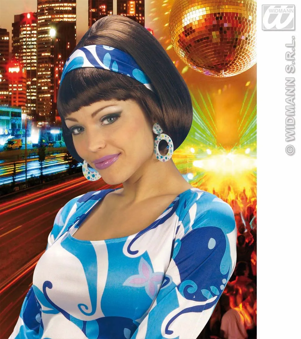 WIDMANN Pruik, Party Girl 70s Met Hoofdband