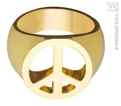 WIDMANN Peace And Love Ring Goud