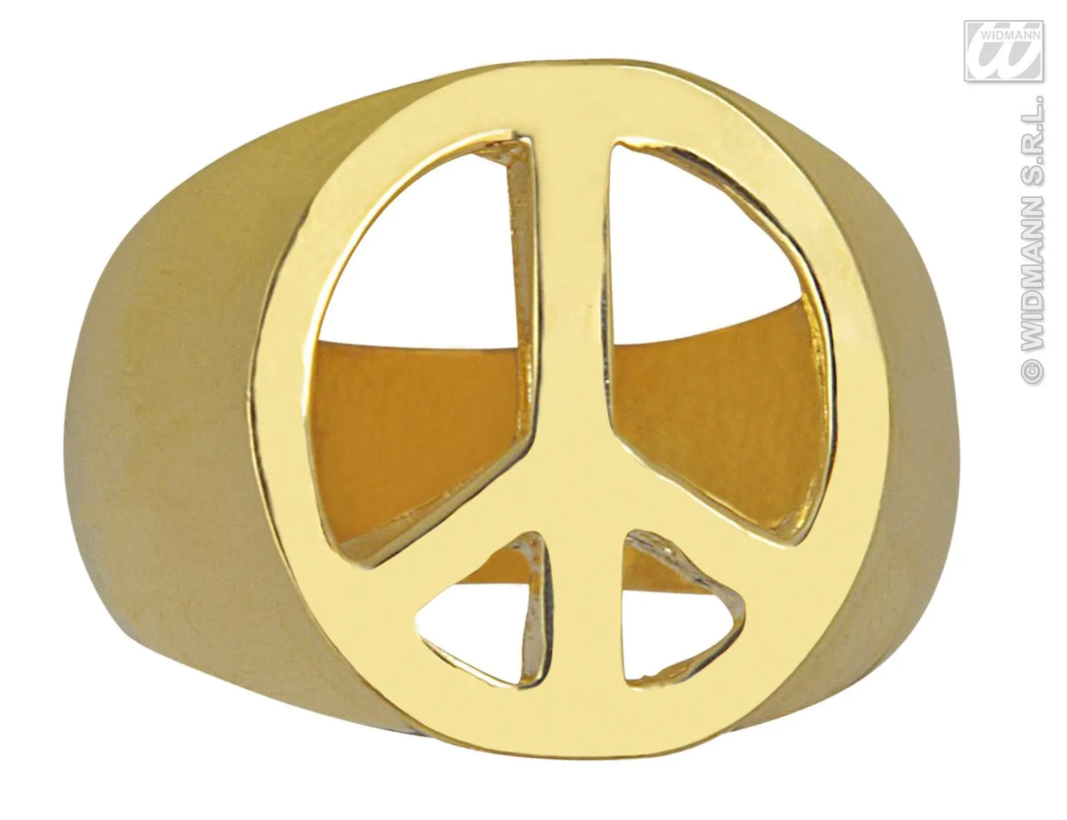 WIDMANN Peace And Love Ring Goud - Afbeelding 2