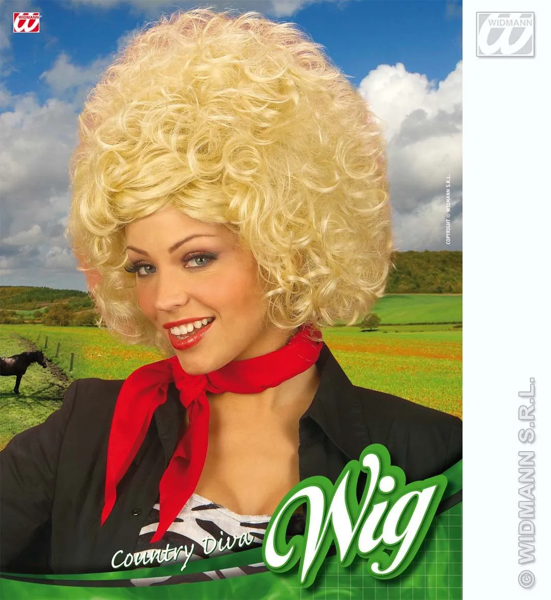 WIDMANN Pruik, Country Diva - Afbeelding 2