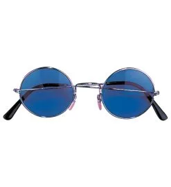 WIDMANN Freaky Bril, Hippie Blauw Glas