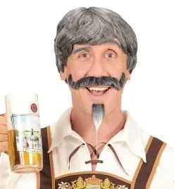 WIDMANN Pruik, Beierse Man Met Snor En Sik
