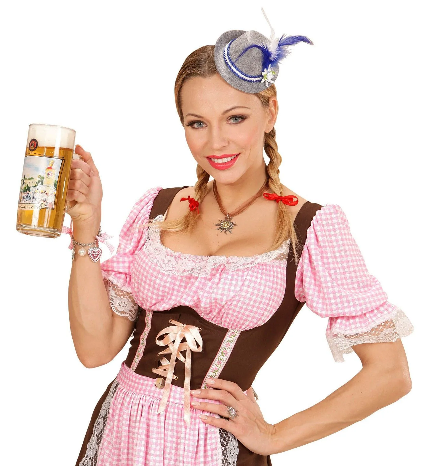 WIDMANN Ketting Strass Edelweiss - Afbeelding 3