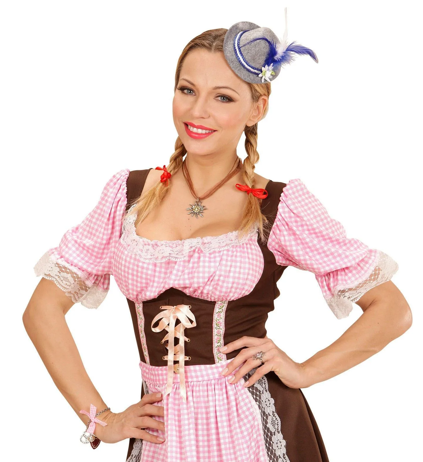 WIDMANN Ketting Strass Edelweiss - Afbeelding 4