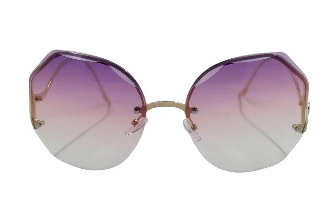 Wilbers Bril Hippie Festival Hexagon Paars